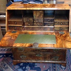 restauratie antiek bureau na