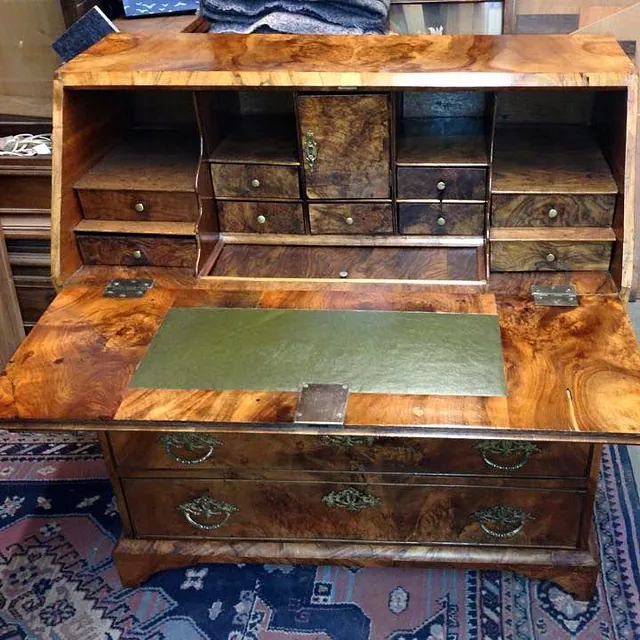 restauratie antiek bureau na
