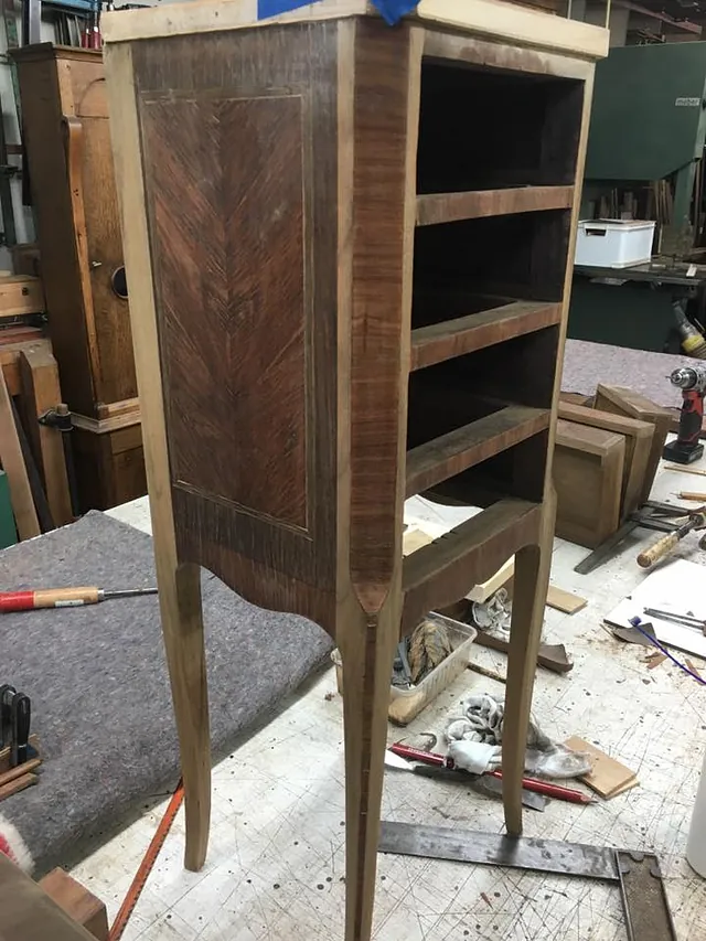 Oude kast voor